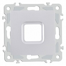 Розетка для вывод кабеля без рамки arte milano am-206 206.49-1.silver